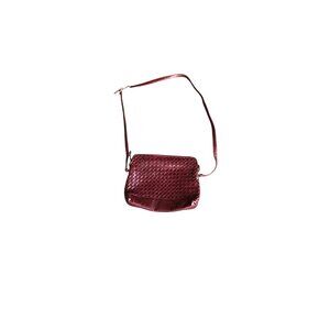 Miriam Lefcourt Red Leather Crossbody Purse
